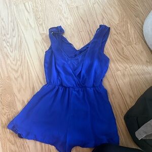 Astr Royal Blue Sleeveless Garment